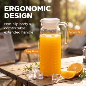 main model9142 acrylic cold water jug heat resistant beverage pitcher anti scald water jug family gathering main display 1