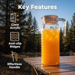 main model9142 acrylic cold water jug heat resistant beverage pitcher anti scald water jug family gathering main display 3