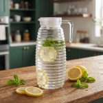 main model9142 high quality acrylic water dispenser large capacity fruit tea jug clear beverage storage pot main display 1