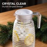 main model9142 high quality acrylic water dispenser large capacity fruit tea jug clear beverage storage pot main display 4