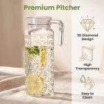 main model9143 food grade acrylic pc water jug large capacity shatterproof water container water jug outdoor camping main display 3