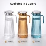 main model9160 classic pc heat resistant modern luxury party household daily use water jug with metal lid main display 1