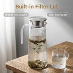 main model9160 classic pc heat resistant modern luxury party household daily use water jug with metal lid main display 3