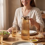 main model9160 classic pc heat resistant modern luxury party household daily use water jug with metal lid main display 4