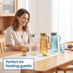 main model9160 classic pc heat resistant modern luxury party household daily use water jug with metal lid main display 6