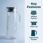 main model9160 large volume acrylic water jug canister multifunctional plastic water jug hotel restaurant daily use main display 1
