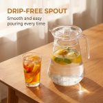 main model9162 1300ml heat resistant pc cold water pitcher transparent drink jug home hotel cafe use main display 4
