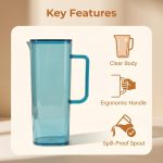 main model9166 travel drinkable food grade high temperature resistant eco friendly reusable pc cold water jug main display 2