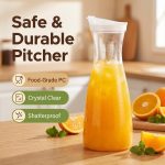 main model9171 unbreakable party picnic pitcher hotel restaurant juice clear acrylic pc glass plastic cold water jug main display 2