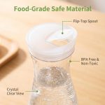 main model9172 pc acrylic water jug clear plastic cold water jug party drink serving pitcher thick clear plastic juice pot main display 2