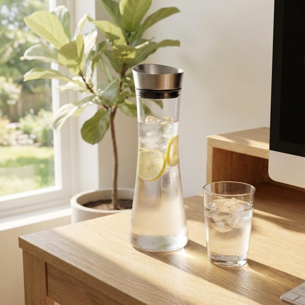 main model9175 transparent acrylic water jug bpa free cold drink pitcher hotel household party main display 1