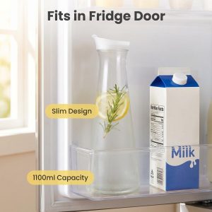 main model9181 portable acrylic pc bpa free water jug unbreakable pitcher clear plastic carafe restaurant home main display 1