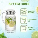 main model9190 parties weddings hospitality settings serving cold water iced drinks acrylic pc plastic water jug main display 4