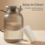 main model9195 vertical grain high boron hotel use custom logo acrylic cooling cold water pitchers home main display 4