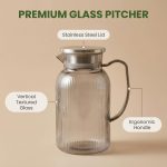 main model9195 vertical grain high boron hotel use custom logo acrylic cooling cold water pitchers home main display 6