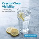 main model9304 bpa free transparent acrylic tumbler unbreakable clear plastic water drinking cup hotel cafe juice cold beverage main display 1