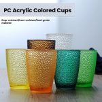 main model9309 pc transparent colored water cup round point cup high temperature resistant acrylic drink cup bars karaoke venues use multicolor lifestyle main display 2