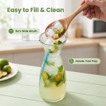 main model9310 unbreakable bpa free plastic pitcher lemonade iced tea serving carafe hotel restaurant juice jug with lid main display 4