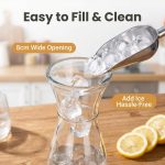 main model9310 unbreakable bpa free plastic pitcher lemonade iced tea serving carafe hotel restaurant juice jug with lid main display 5