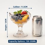main model9330b polycarbonate transparent durable food grade safe party event wedding catering banquet customized ice cream cup main display 3