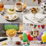 main model9330b polycarbonate transparent durable food grade safe party event wedding catering banquet customized ice cream cup main display 4