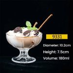 main model9331 wholesale acrylic pc ice cream fruit juice dessert reusable plastic transparent glass cup beach wedding party unbreakable main display 1