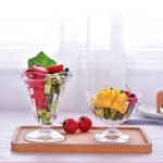 main model9331 wholesale acrylic pc ice cream fruit juice dessert reusable plastic transparent glass cup beach wedding party unbreakable main display 2
