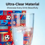 main model9335 high quality durable pc large capacity soccer football zone tea beverage drinking water cup main display 3