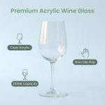 main model9911 customized personalized logo acrylic pc red wine glass champagne glass juice cups main display 3