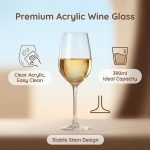 main model9913 personalized acrylic pc glass long stem goblets high quality clear wine glass white red wine glasses champagne glass main display 2