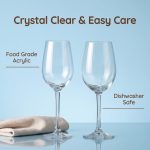 main model9913 personalized acrylic pc glass long stem goblets high quality clear wine glass white red wine glasses champagne glass main display 3
