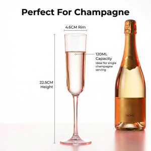 main model9914 transparent acrylic pc champagne glass wedding party banquet main display 1