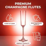 main model9914 transparent acrylic pc champagne glass wedding party banquet main display 2