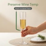 main model9915 transparent acrylic pc champagne wine goblet wedding party banquet main display 2