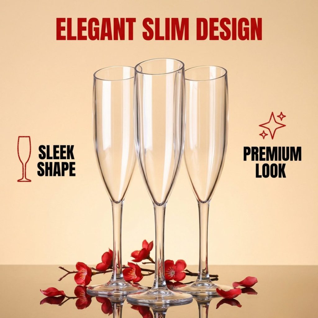 main model9916 140ml customizable unbreakable crystal plastic acrylic wine champagne flutes glass wine glass main display 1