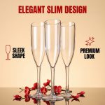 main model9916 140ml customizable unbreakable crystal plastic acrylic wine champagne flutes glass wine glass main display 1