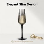 main model9917 customized logo unique banyang contemporary design crystal clear bpa free acrylic pc champagne glass wedding glassware main display 1