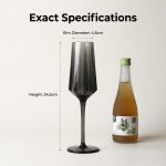 main model9917 customized logo unique banyang contemporary design crystal clear bpa free acrylic pc champagne glass wedding glassware main display 3