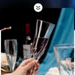 main model9918 wholesale unbreakable restaurant household red wine flutes elegant long stem wedding champagne glasses main display 4