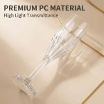 main model9919 transparent acrylic pc champagne goblet wedding party banquet main display 1