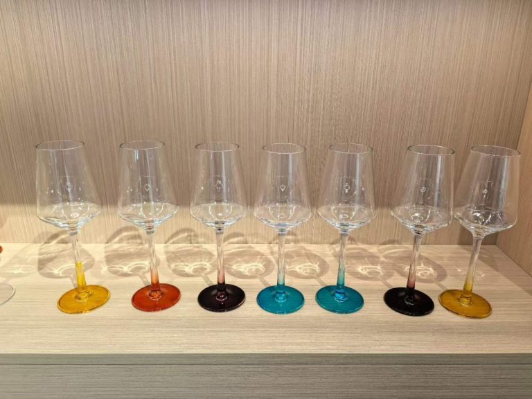 colorful pc wine stemware collection for restaurant