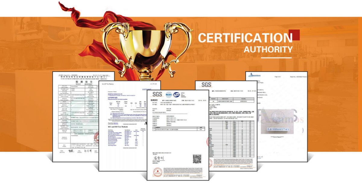 factory authoritative certification sgs food grade test report banner