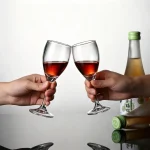 main BY 8008 elsjoy acrylic wine goblet white background product display 4