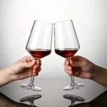 main BY 9911C elsjoy acrylic wine goblet 572ml clear transparent glass party wedding bar display 4