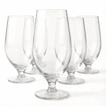 main BY 9912B elsjoy acrylic wine goblet 600ml clear transparent glass set display 3
