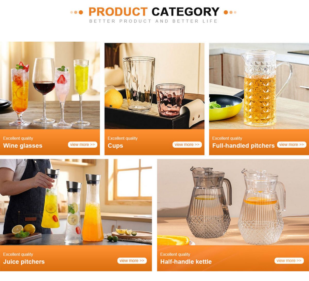 product category glass drinkware pitcher cup wine glass