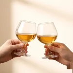 main BY 9912D elsjoy acrylic brandy snifter 300ml clear transparent glass handheld toasting 4