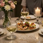main BY 9912E elsjoy acrylic brandy snifter 250ml clear transparent glass dining table scene 7
