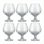 main BY 9912E elsjoy acrylic brandy snifter 250ml clear transparent glass set display 3